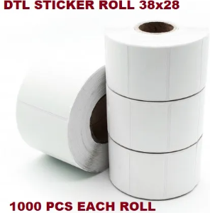 38x28 Barcode Label Sticker Roll DTL